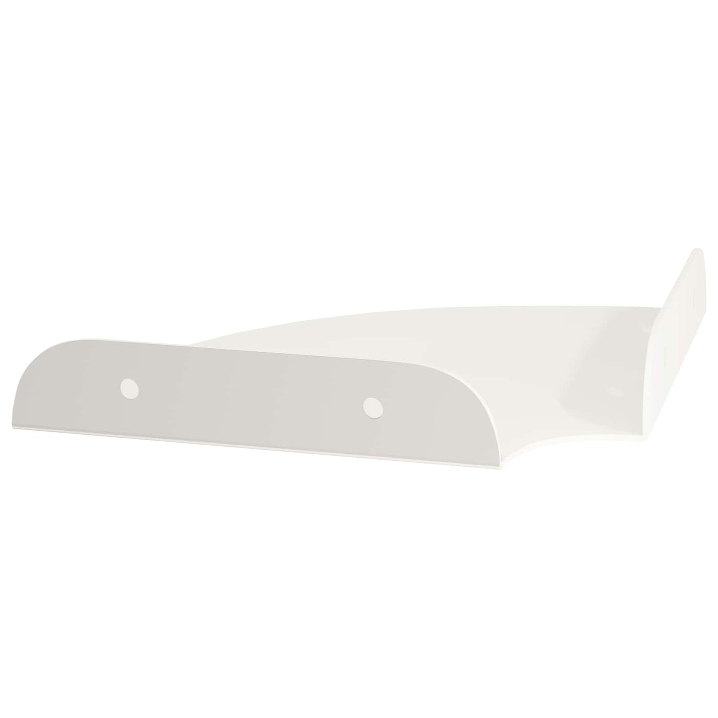 vidaXL Floating Shelf with Shelf 2 pcs White 15 x 15 x 2 cm