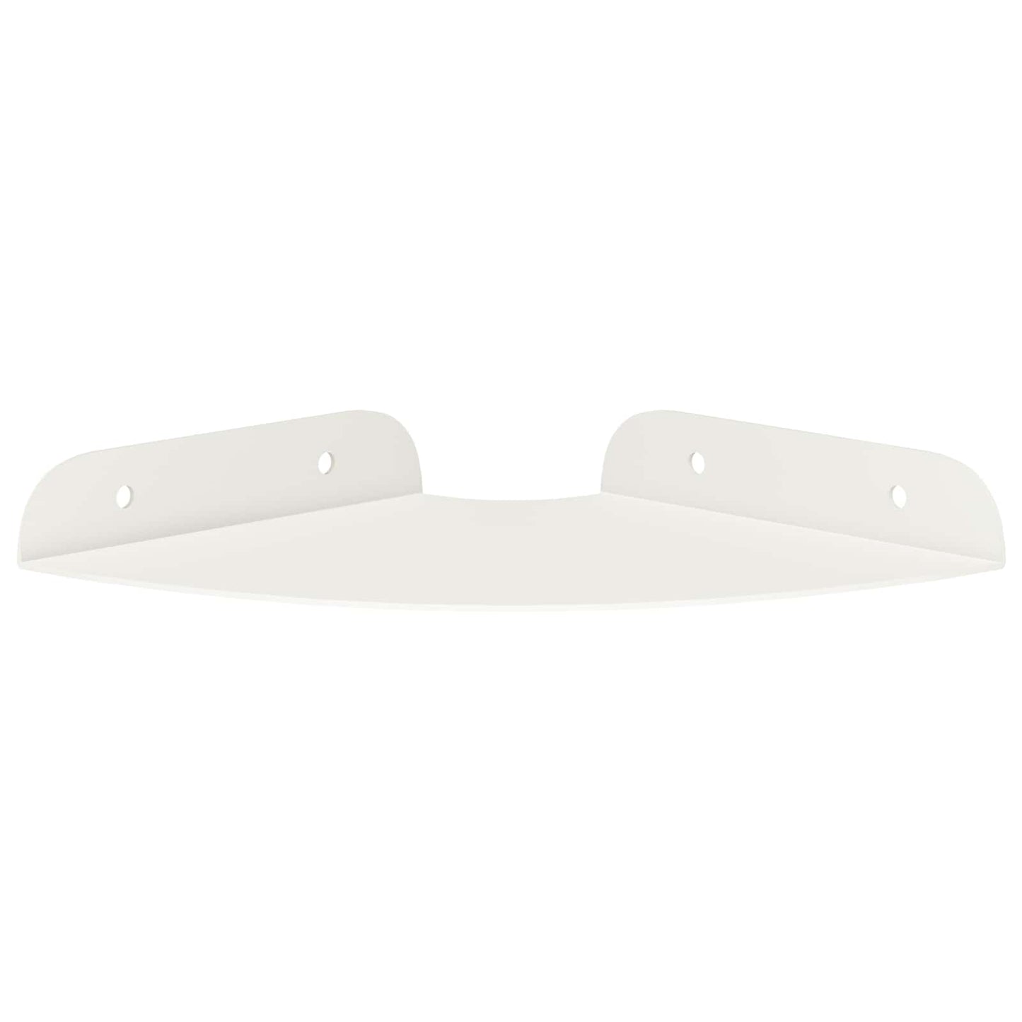 vidaXL Floating Shelf with Shelf 2 pcs White 15 x 15 x 2 cm