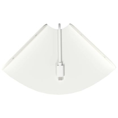 vidaXL Floating Shelf with Shelf 2 pcs White 15 x 15 x 2 cm