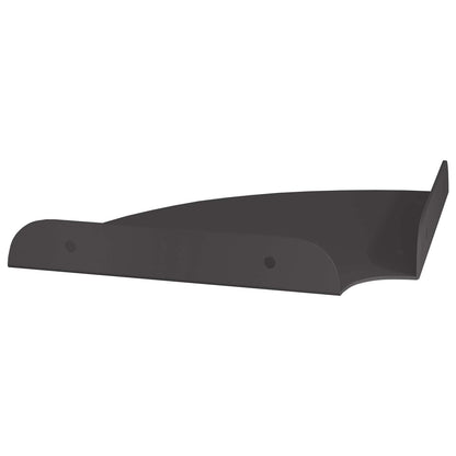 vidaXL Floating Shelf with Shelf 2 pcs Black 18 x 18 x 2 cm