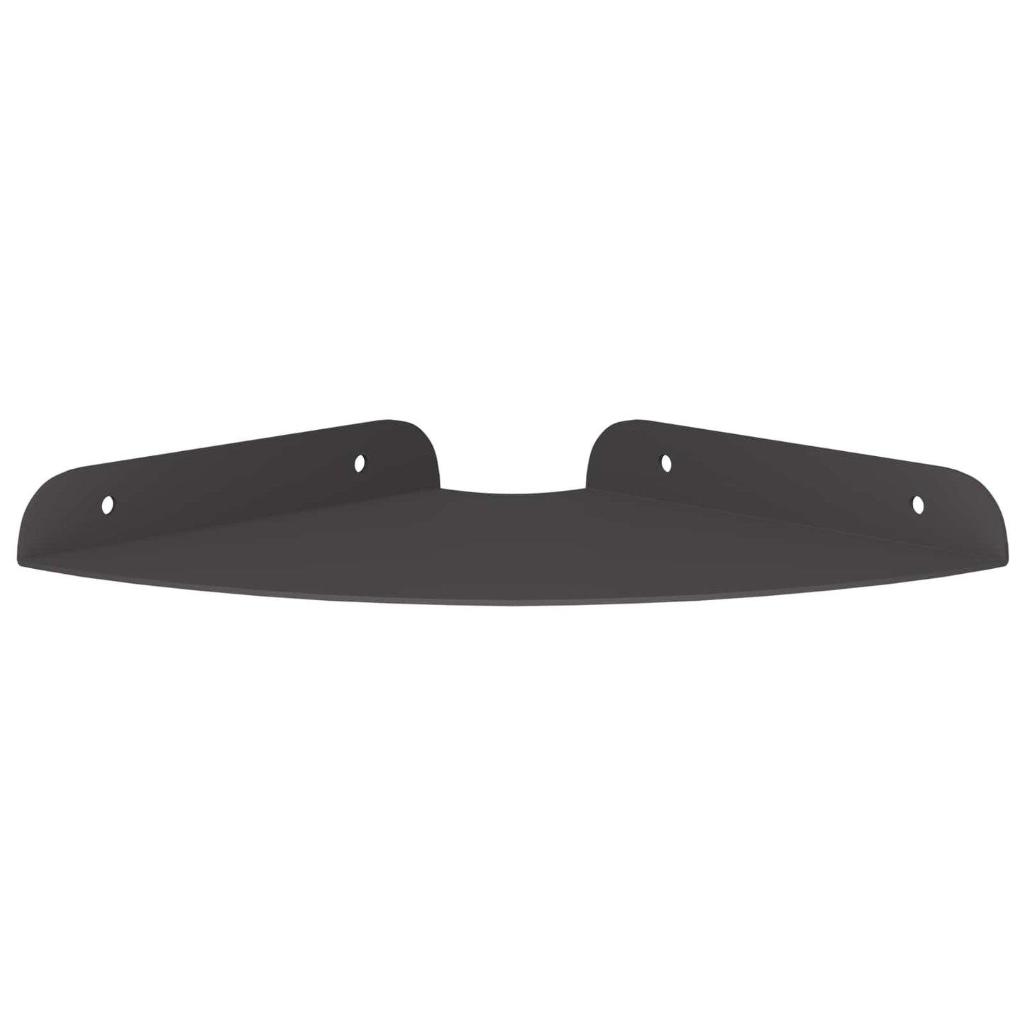 vidaXL Floating Shelf with Shelf 2 pcs Black 18 x 18 x 2 cm