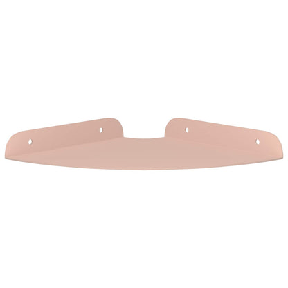 vidaXL Floating Shelf with Shelf 2 pcs Pink 18 x 18 x 2 cm