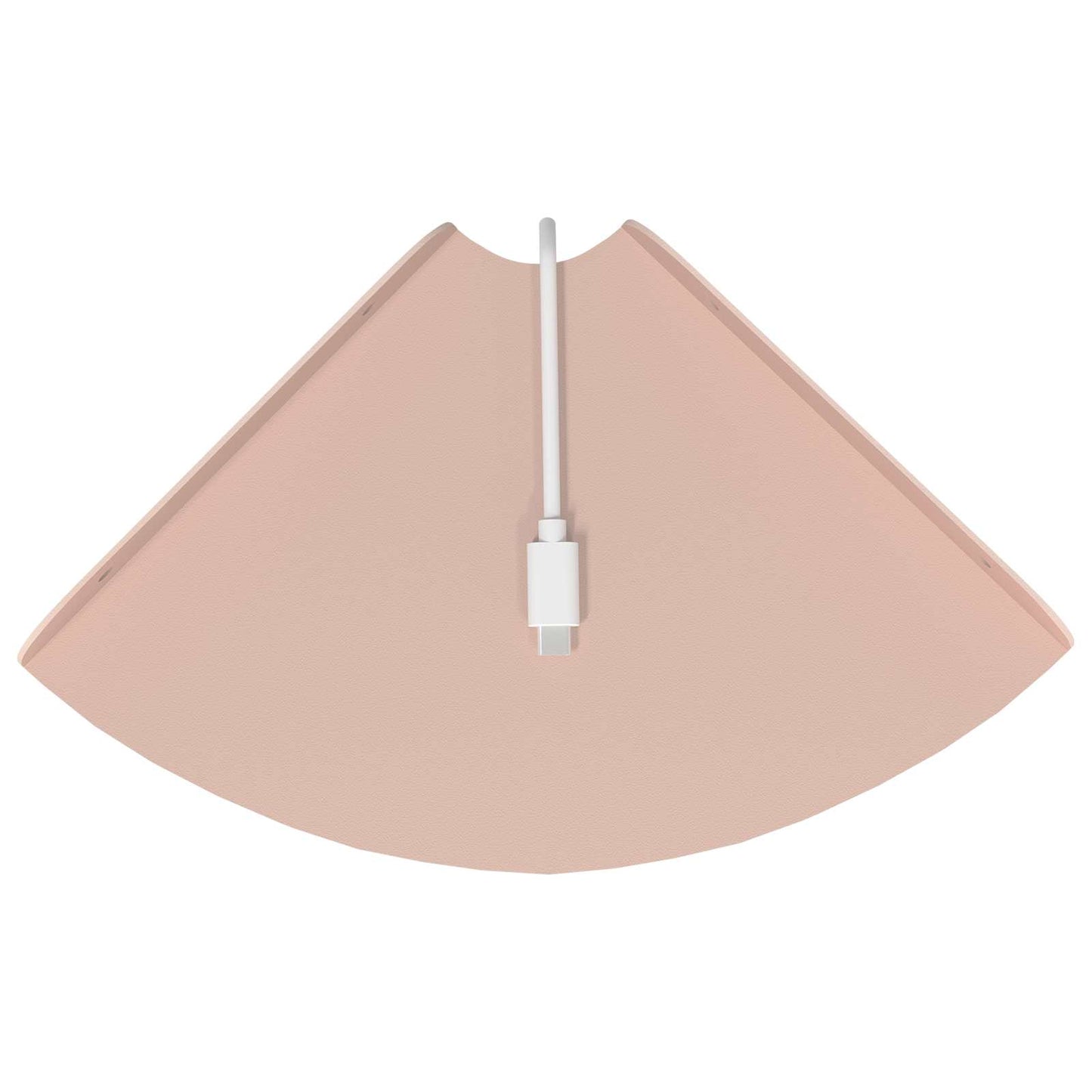 vidaXL Floating Shelf with Shelf 2 pcs Pink 18 x 18 x 2 cm