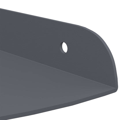 vidaXL Floating Shelf with Shelf 2 pcs Anthracite 18 x 18 x 2 cm