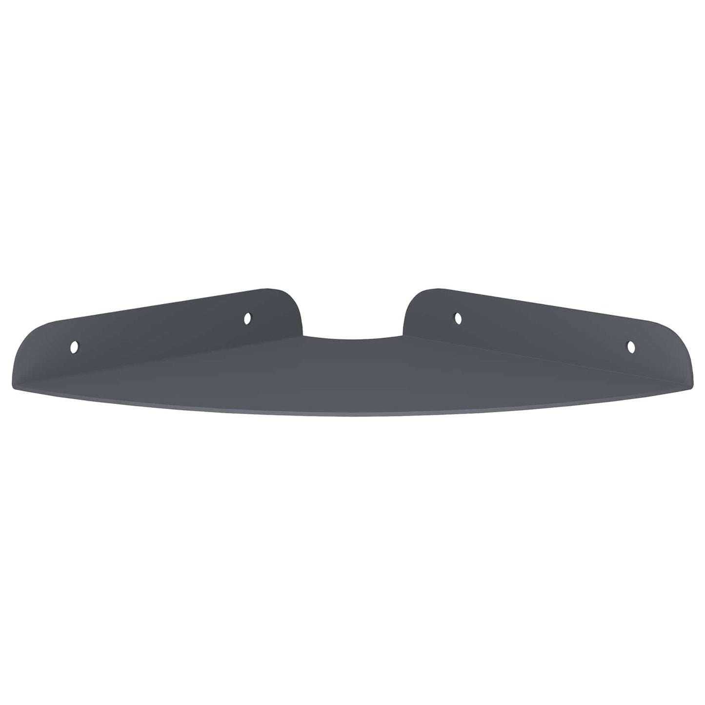 vidaXL Floating Shelf with Shelf 2 pcs Anthracite 18 x 18 x 2 cm