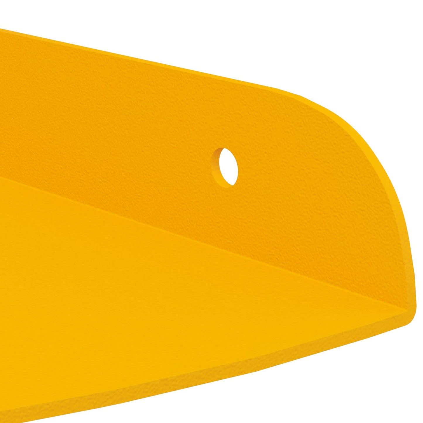 vidaXL Floating Shelf with Shelf 2 pcs Mustard Yellow 18 x 18 x 2 cm