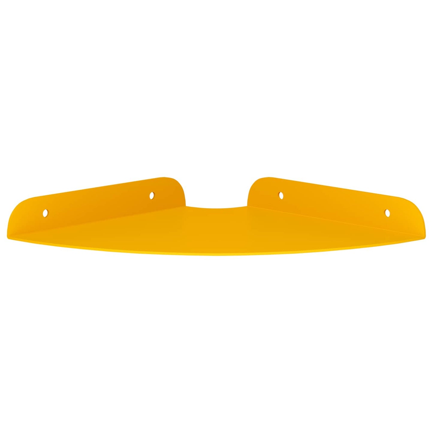 vidaXL Floating Shelf with Shelf 2 pcs Mustard Yellow 18 x 18 x 2 cm
