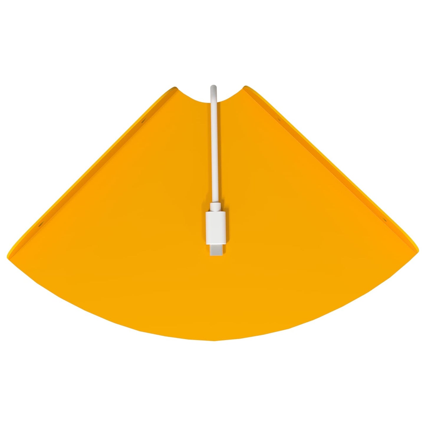 vidaXL Floating Shelf with Shelf 2 pcs Mustard Yellow 18 x 18 x 2 cm
