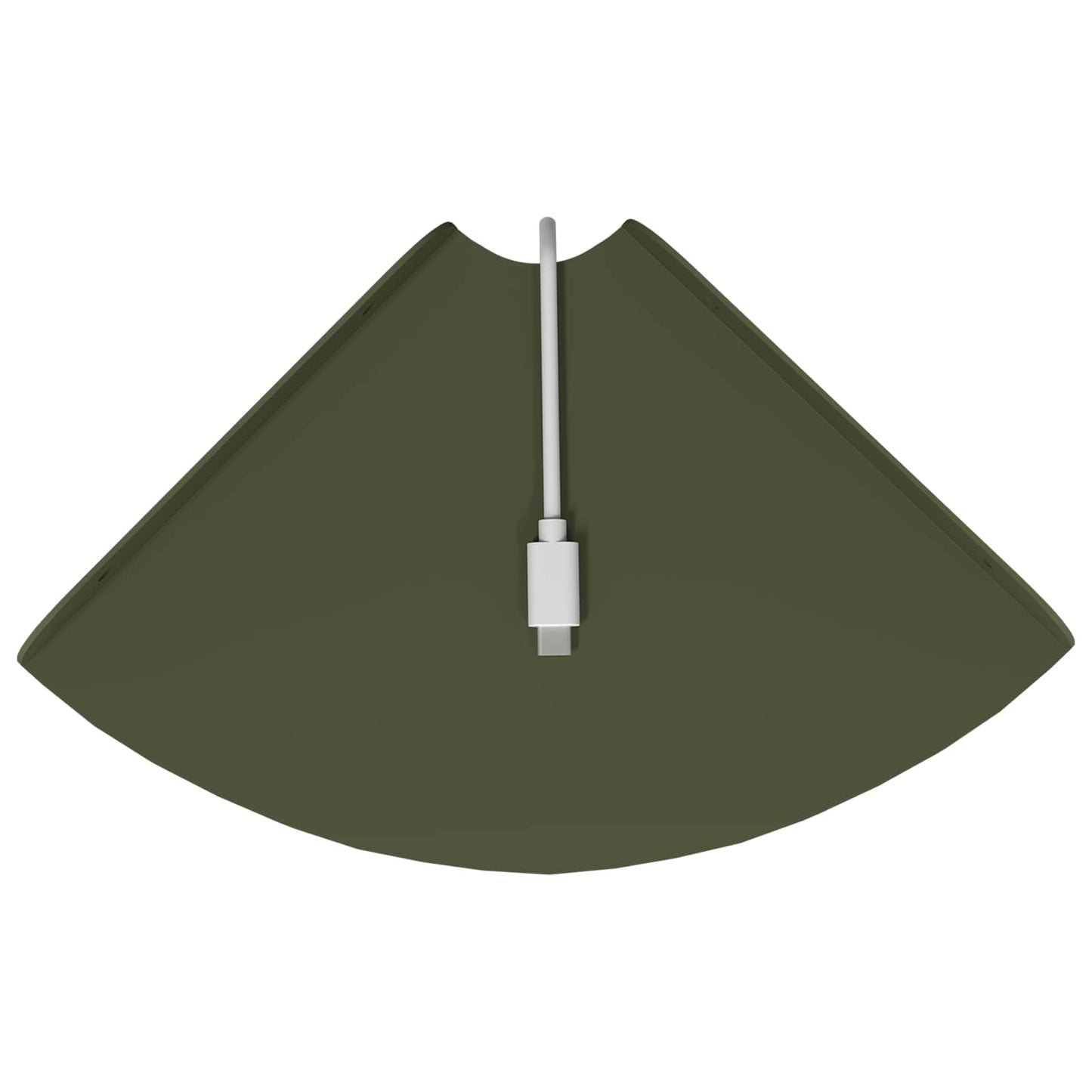 vidaXL Floating Shelf with Shelf 4 pcs Olive Green 18 x 18 x 2 cm