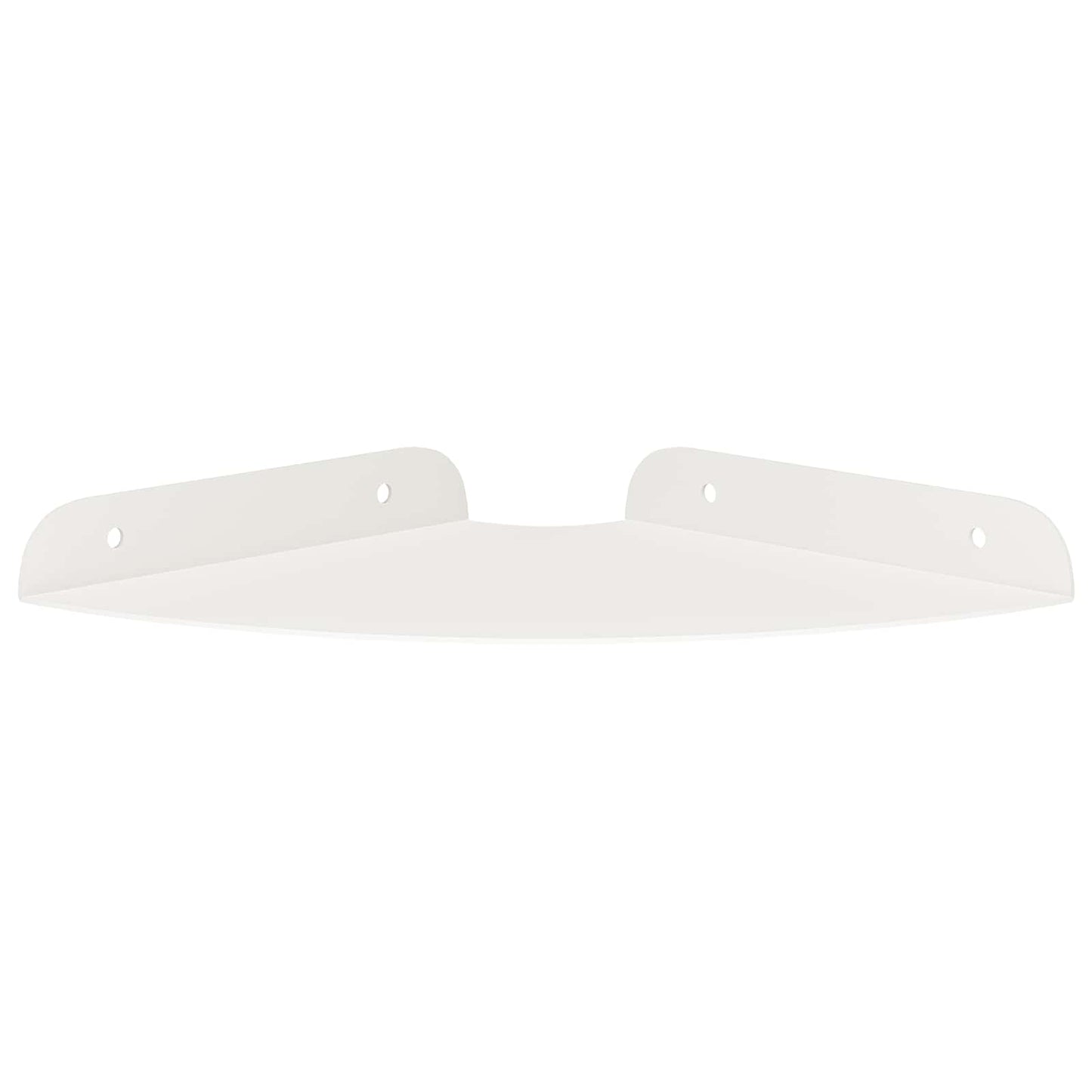 vidaXL Floating Shelf with Shelf 2 pcs White 18 x 18 x 2 cm
