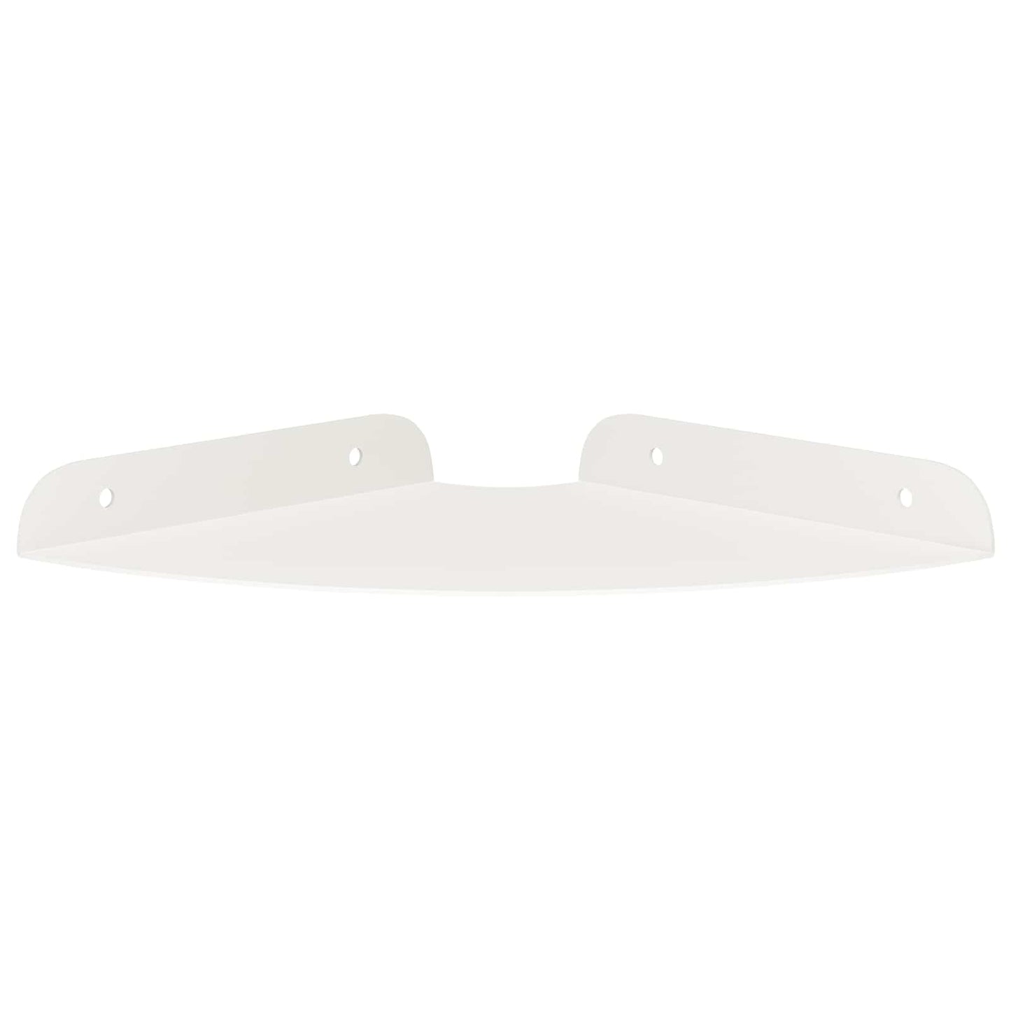 vidaXL Floating Shelf with Shelf 4 pcs White 18 x 18 x 2 cm
