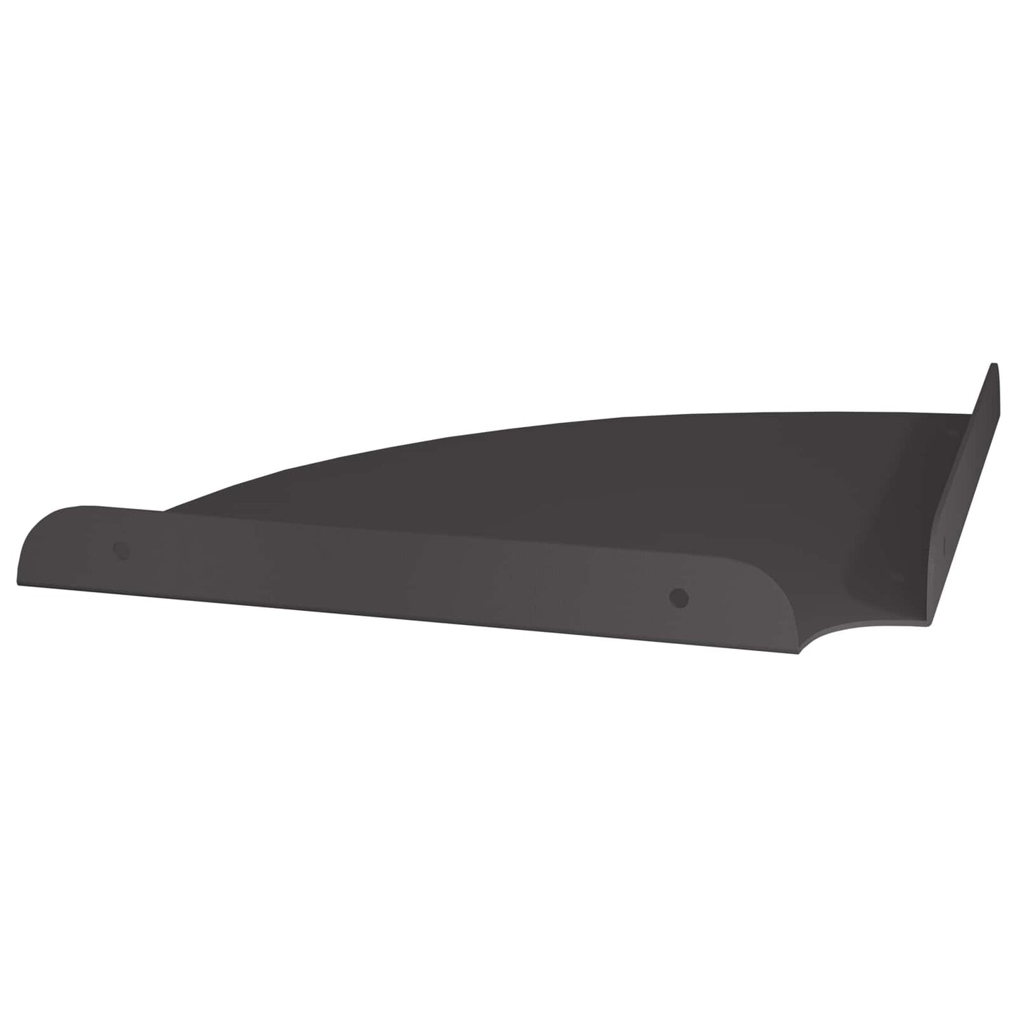 vidaXL Floating Shelf with Shelf 4 pcs Black 24 x 24 x 2 cm