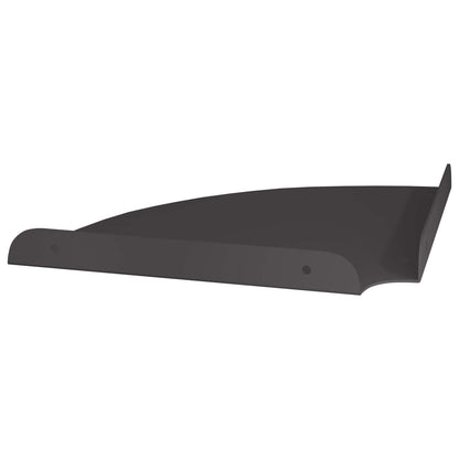 vidaXL Floating Shelf with Shelf 4 pcs Black 24 x 24 x 2 cm