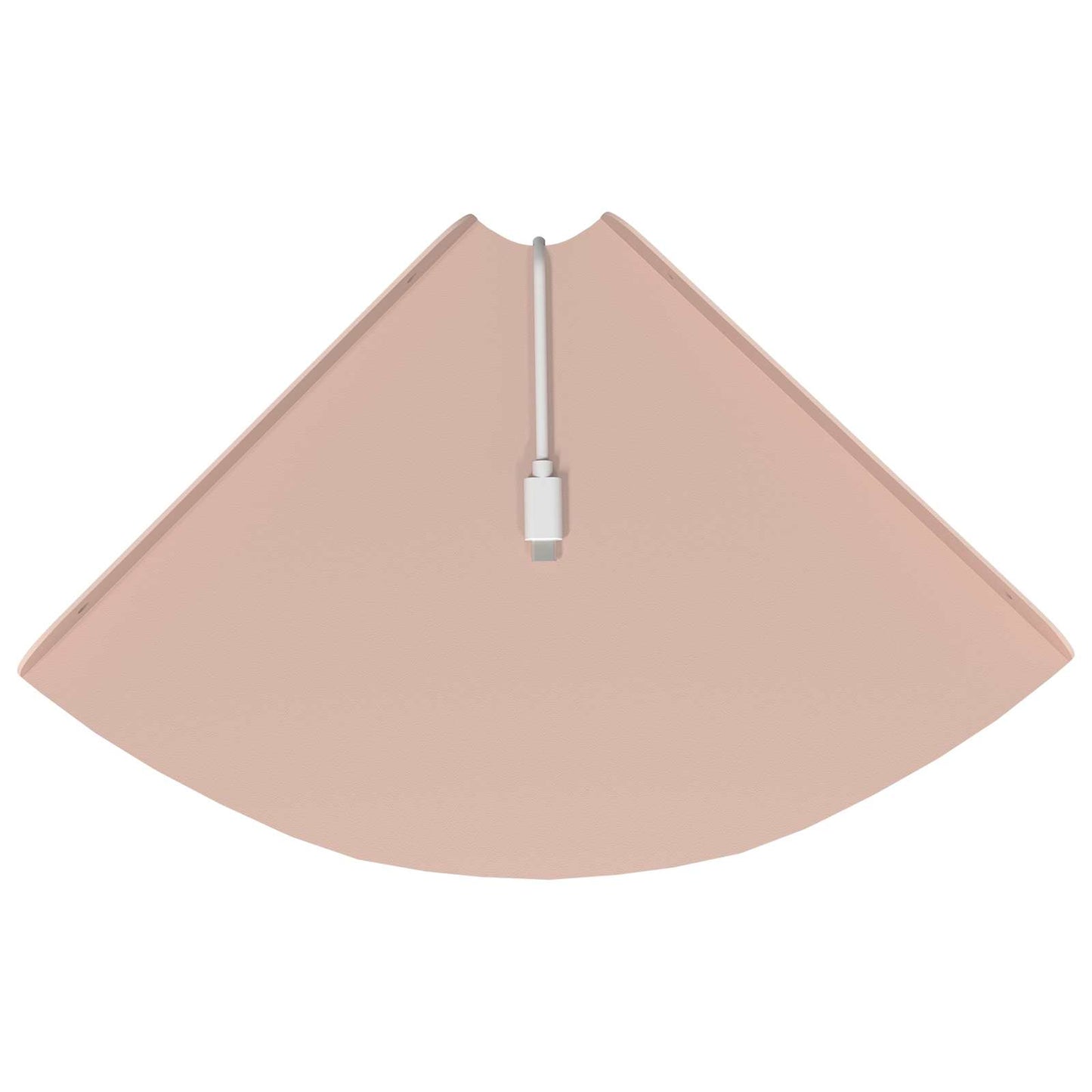 vidaXL Floating Shelf with Shelf 2 pcs Pink 24 x 24 x 2 cm
