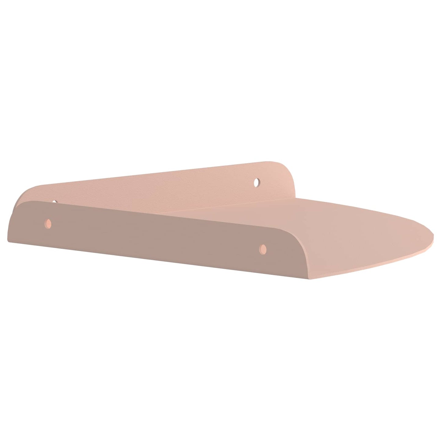 vidaXL Floating Shelf with Shelf 2 pcs Pink 24 x 24 x 2 cm