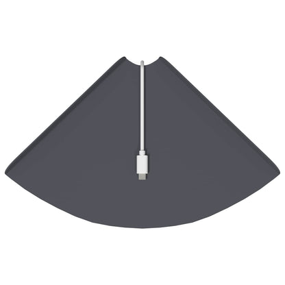 vidaXL Floating Shelf with Shelf 2 pcs Anthracite 24 x 24 x 2 cm