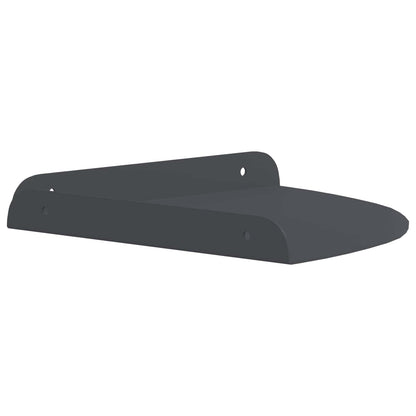 vidaXL Floating Shelf with Shelf 4 pcs Anthracite 24 x 24 x 2.3 cm