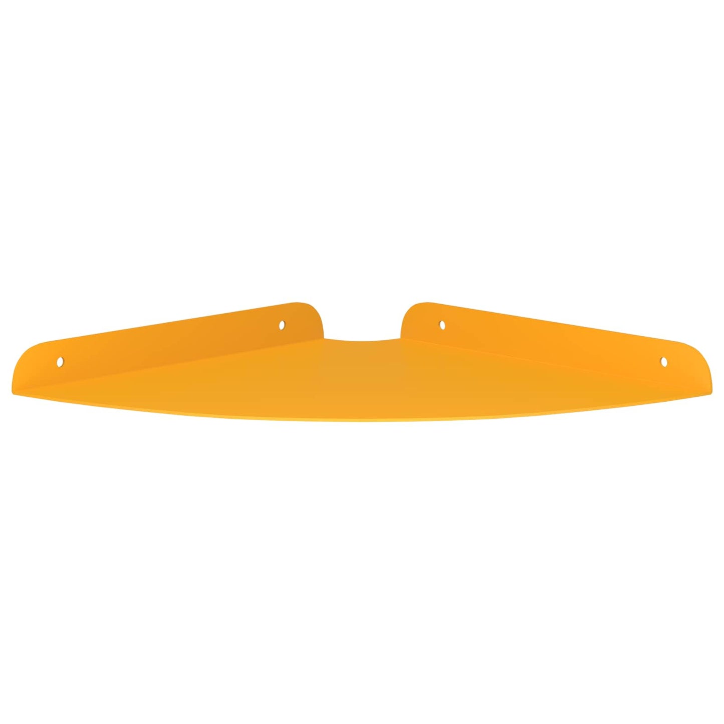 vidaXL Floating Shelf with Shelf 2 pcs Mustard Yellow 24 x 24 x 2 cm