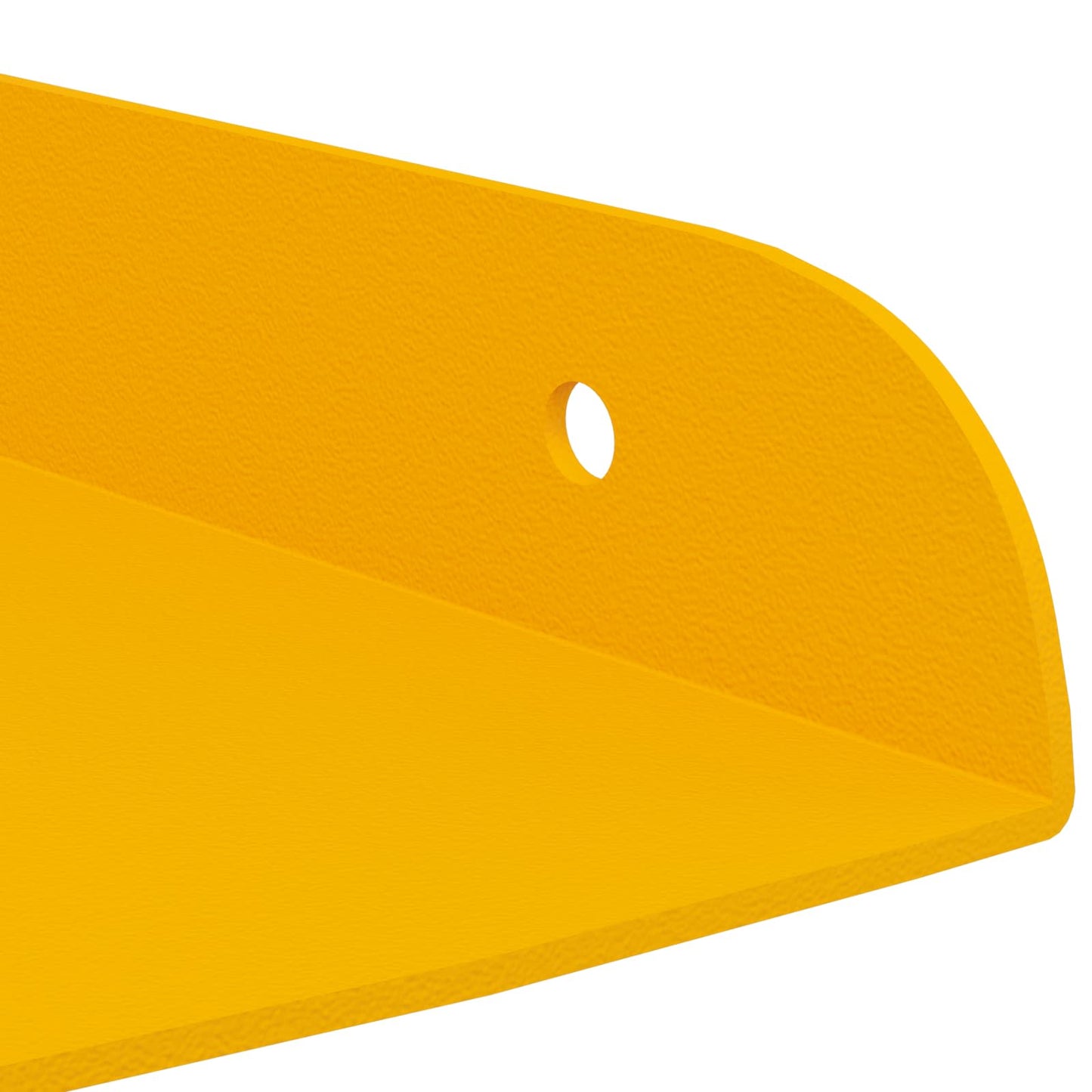 vidaXL Floating Shelf with Shelf 4 pcs Mustard Yellow 24 x 24 x 2 cm