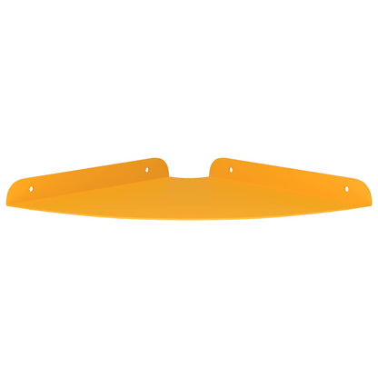 vidaXL Floating Shelf with Shelf 4 pcs Mustard Yellow 24 x 24 x 2 cm