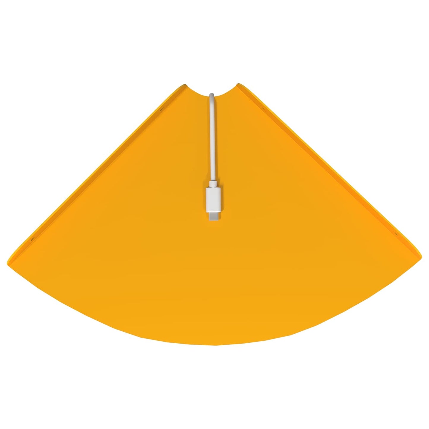 vidaXL Floating Shelf with Shelf 4 pcs Mustard Yellow 24 x 24 x 2 cm