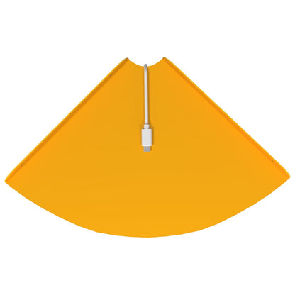 vidaXL Floating Shelf with Shelf 4 pcs Mustard Yellow 24 x 24 x 2 cm