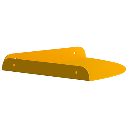 vidaXL Floating Shelf with Shelf 4 pcs Mustard Yellow 24 x 24 x 2 cm