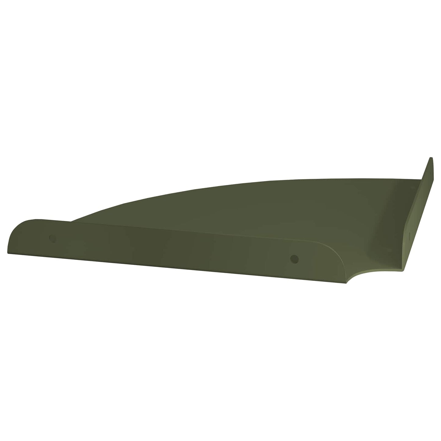 vidaXL Floating Shelf with Shelf 2 pcs Olive Green 24 x 24 x 2 cm