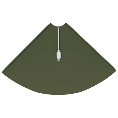 vidaXL Floating Shelf with Shelf 2 pcs Olive Green 24 x 24 x 2 cm