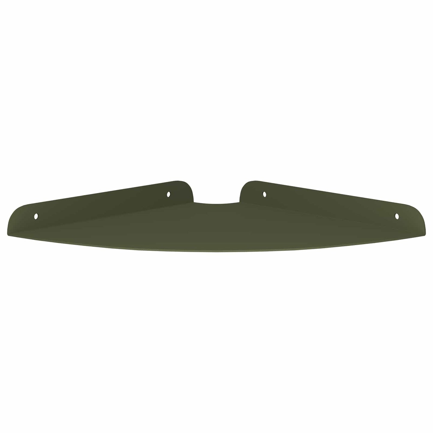 vidaXL Floating Shelf with Shelf 4 pcs Olive Green 24 x 24 x 2 cm