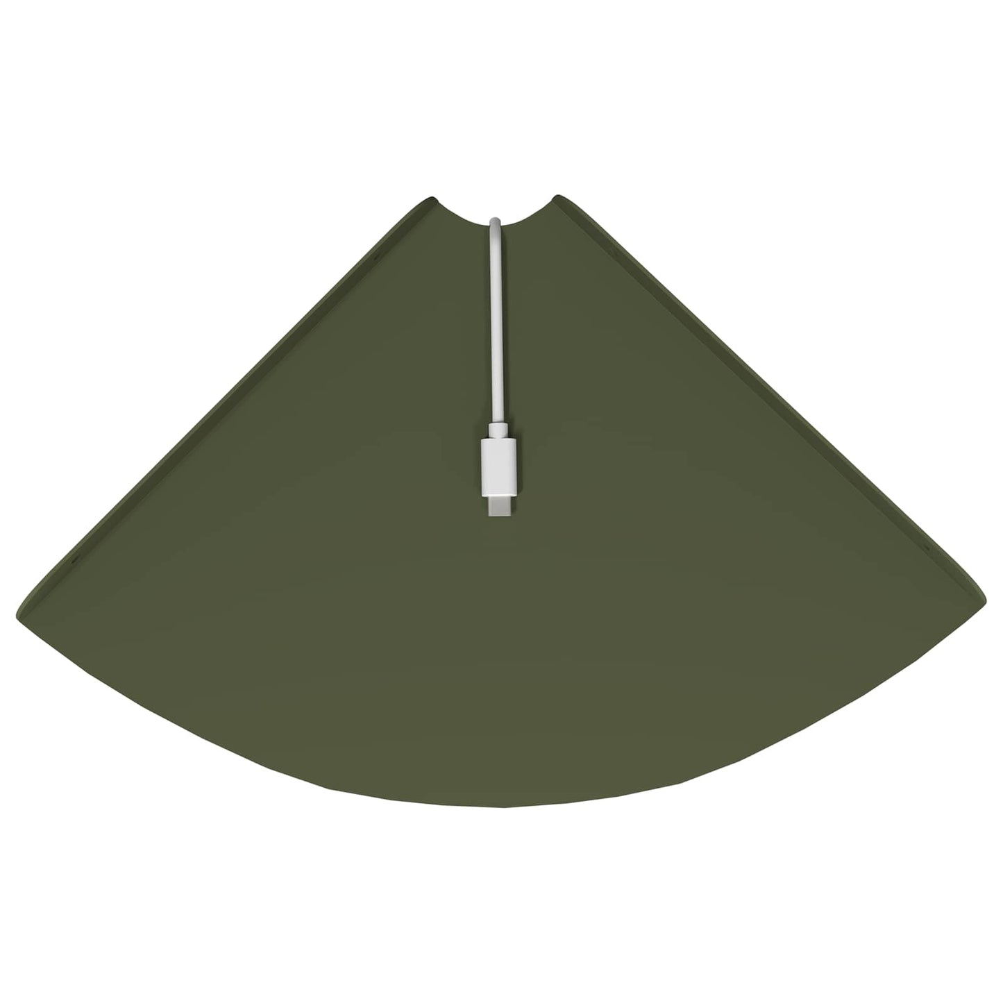 vidaXL Floating Shelf with Shelf 4 pcs Olive Green 24 x 24 x 2 cm