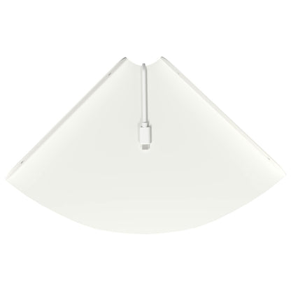 vidaXL Floating Shelf with Shelf 2 pcs White 24 x 24 x 2 cm