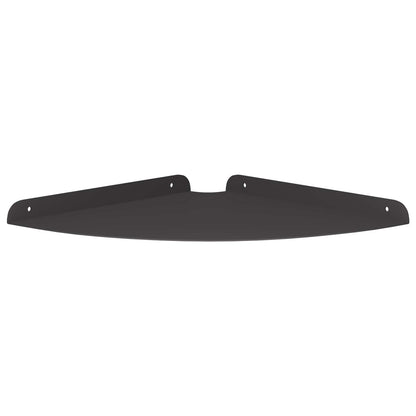 vidaXL Corner Floating Shelf with Shelf 2 pcs Black 30 x 30 x 2 cm