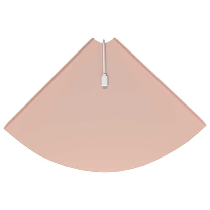 vidaXL Floating Shelf with Shelf 4 pcs Pink 30 x 30 x 2 cm