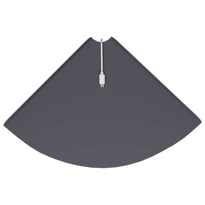 vidaXL Floating Shelf with Shelf 2 pcs Anthracite 30 x 30 x 2 cm