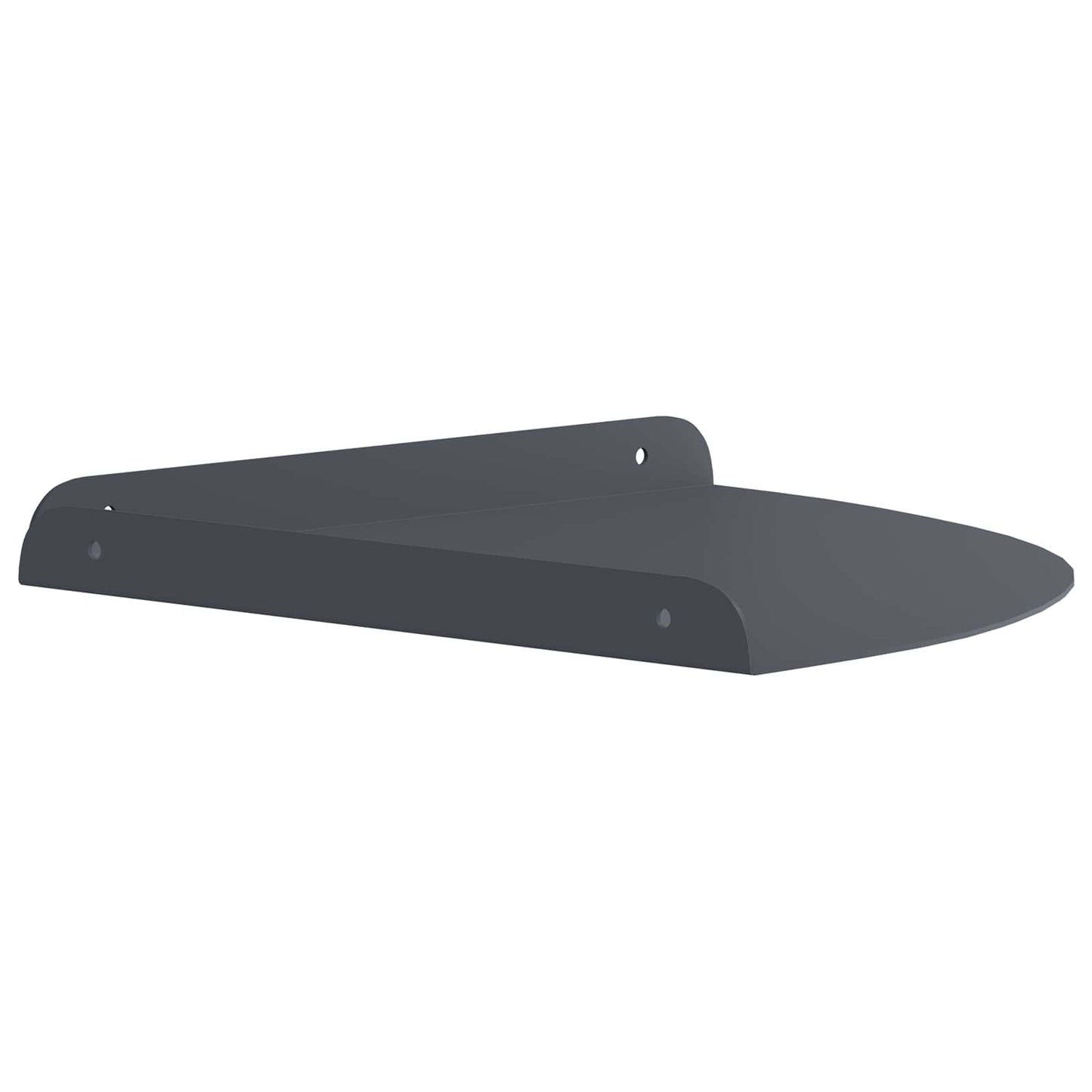 vidaXL Floating Shelf with Shelf 2 pcs Anthracite 30 x 30 x 2 cm
