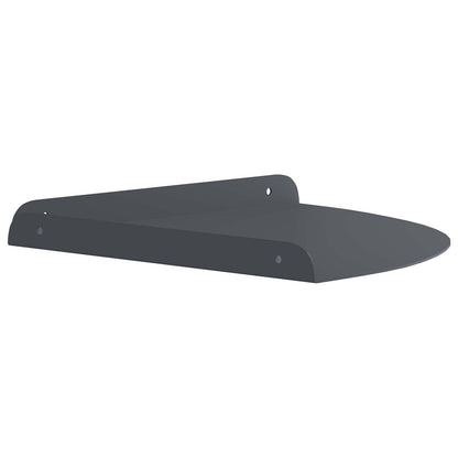 vidaXL Floating Shelf with Shelf 2 pcs Anthracite 30 x 30 x 2 cm