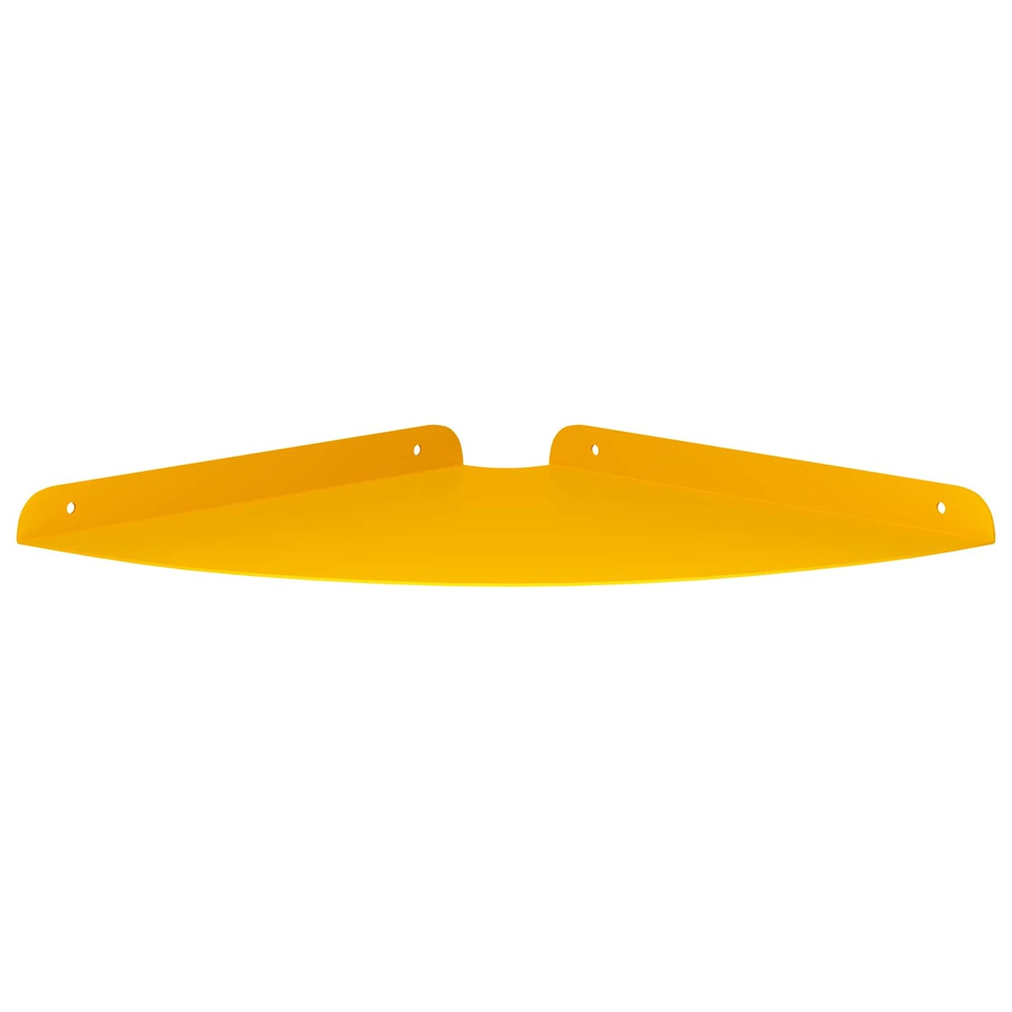 vidaXL Floating Shelf with Shelf 4 pcs Mustard Yellow 30 x 30 x 2 cm