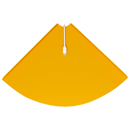 vidaXL Floating Shelf with Shelf 4 pcs Mustard Yellow 30 x 30 x 2 cm