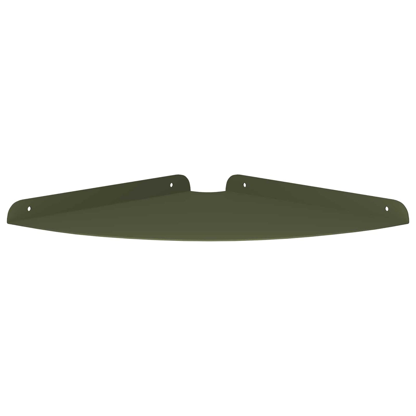 vidaXL Floating Shelf with Shelf 2 pcs Olive Green 30 x 30 x 2 cm