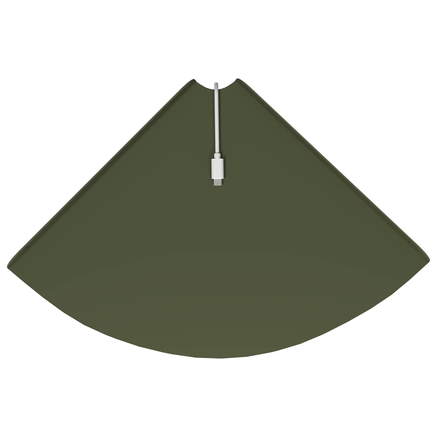 vidaXL Floating Shelf with Shelf 2 pcs Olive Green 30 x 30 x 2 cm