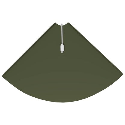vidaXL Floating Shelf with Shelf 2 pcs Olive Green 30 x 30 x 2 cm