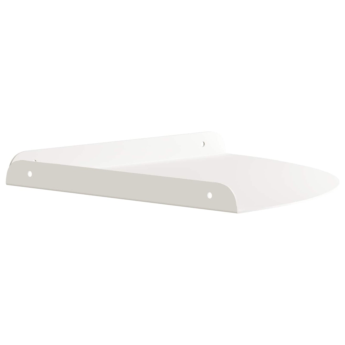 vidaXL Floating Shelf with Shelf 4 pcs White 30 x 30 x 2 cm