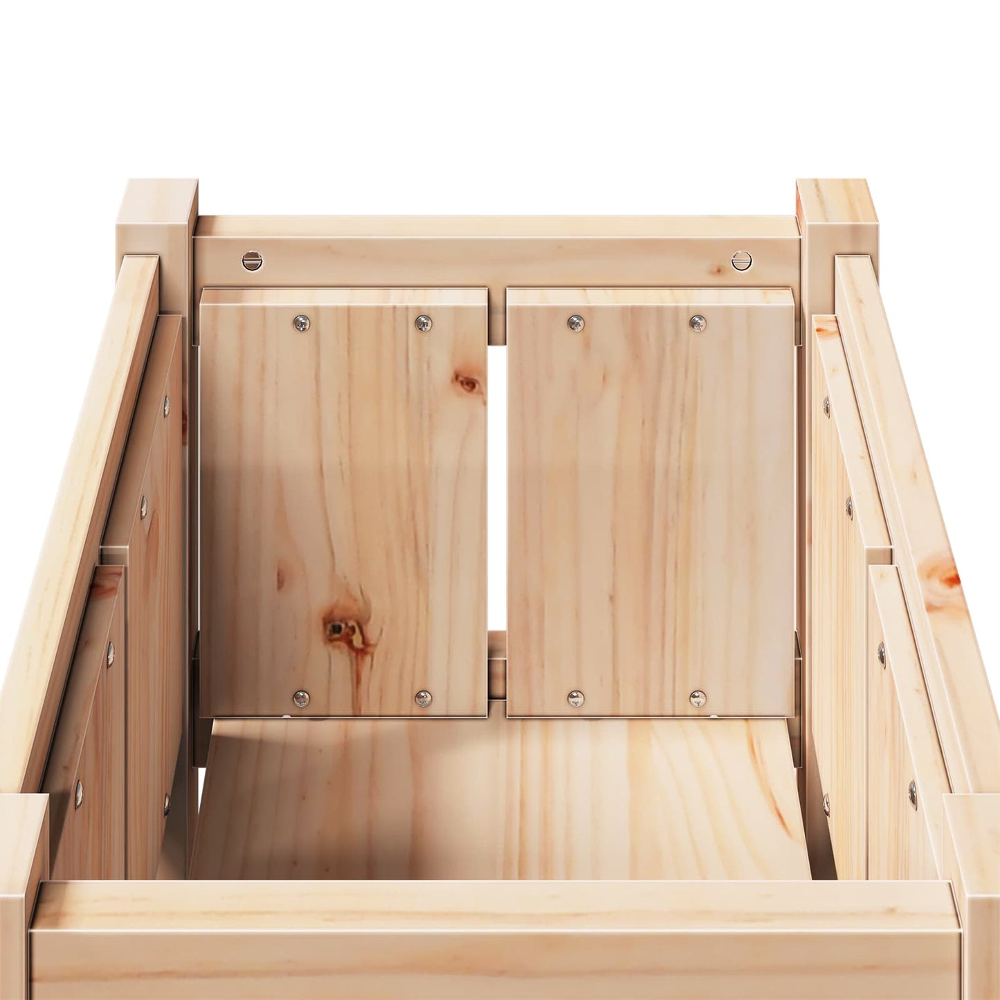 vidaXL Garden Planter Nature 40 x 40 x 70 cm Solid Pine Wood