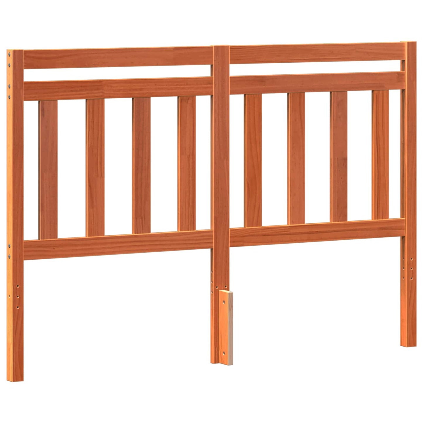 vidaXL Headboard with Headboard Wax Brown 145.5 x 100 cm