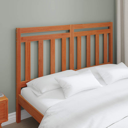 vidaXL Headboard with Headboard Wax Brown 165.5 x 100 cm