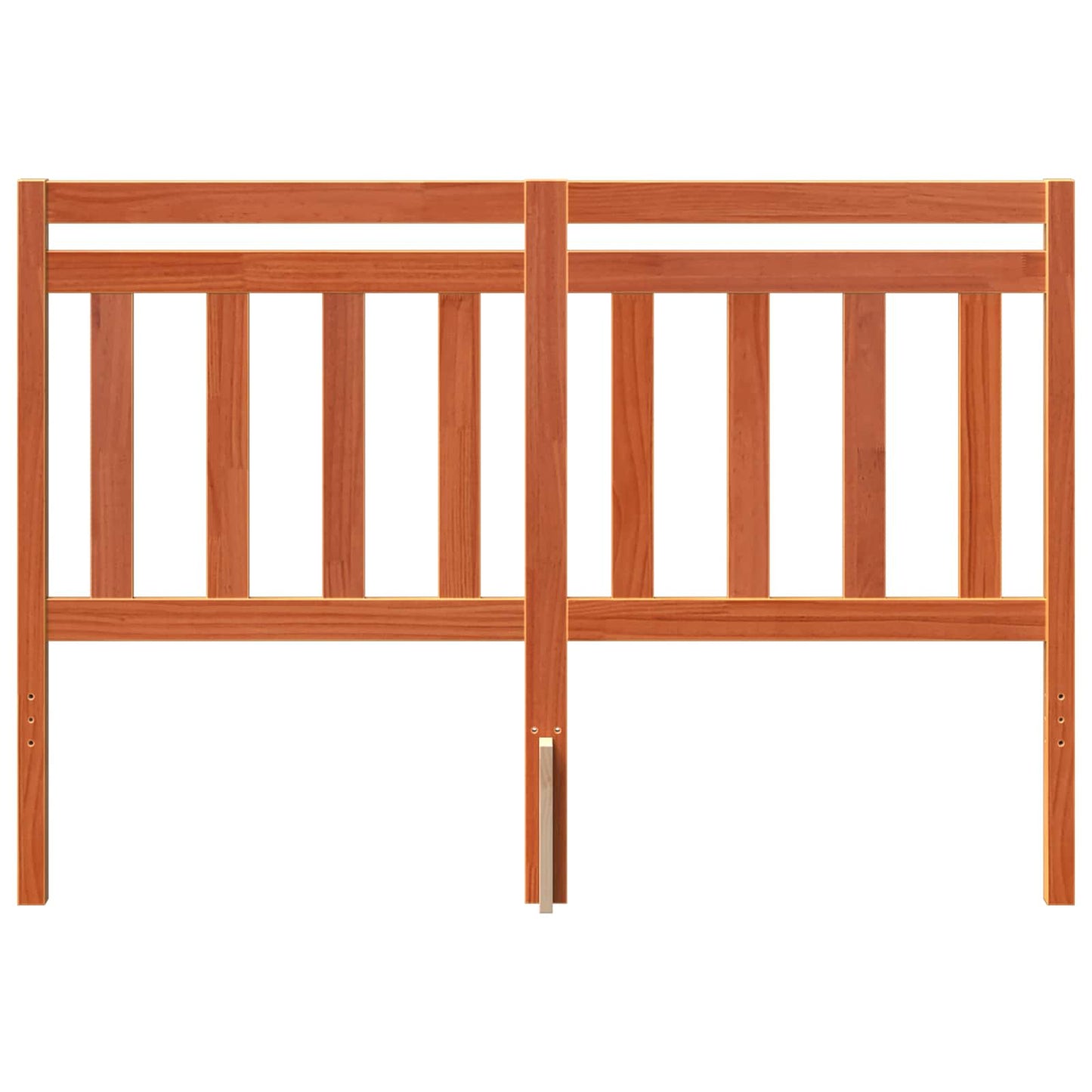 vidaXL Headboard with Headboard Wax Brown 165.5 x 100 cm