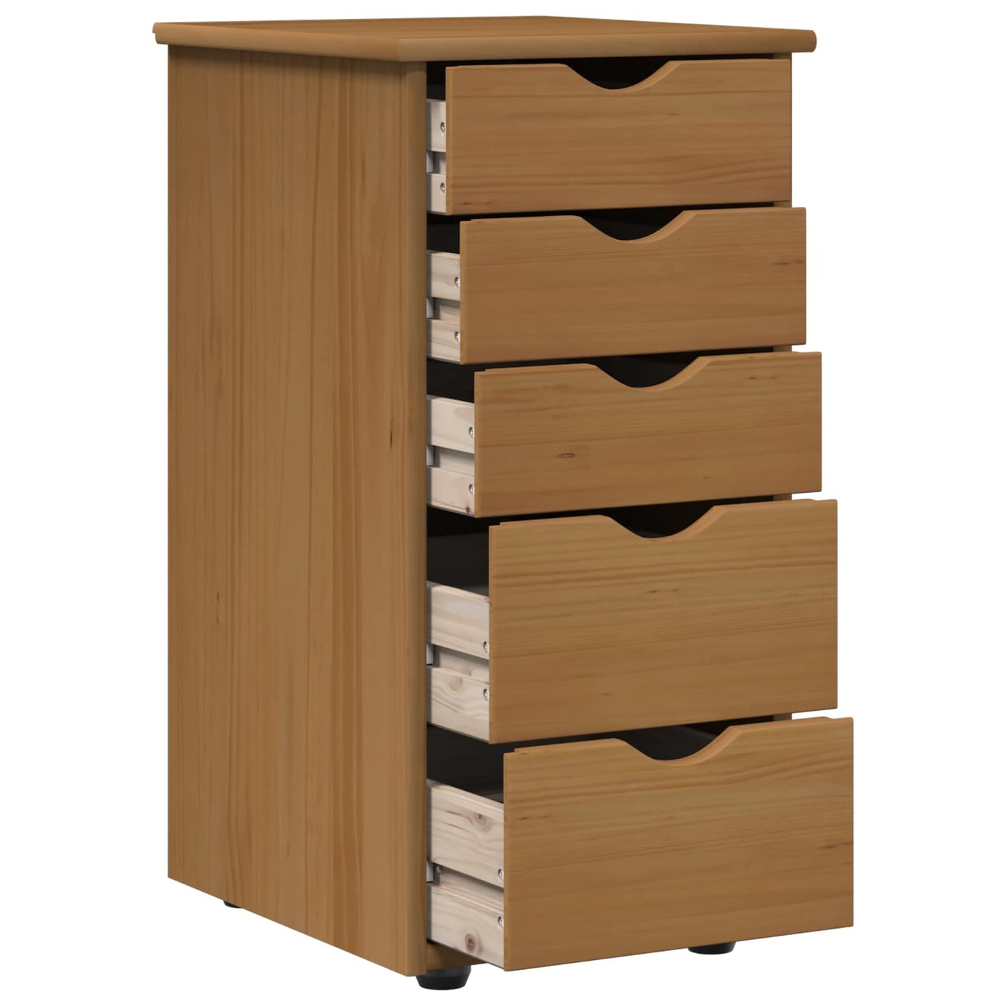 vidaXL Cabinet Honey Brown 34 x 39 x 61.5 cm Solid Pine Wood