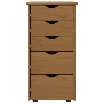 vidaXL Cabinet Honey Brown 34 x 39 x 61.5 cm Solid Pine Wood
