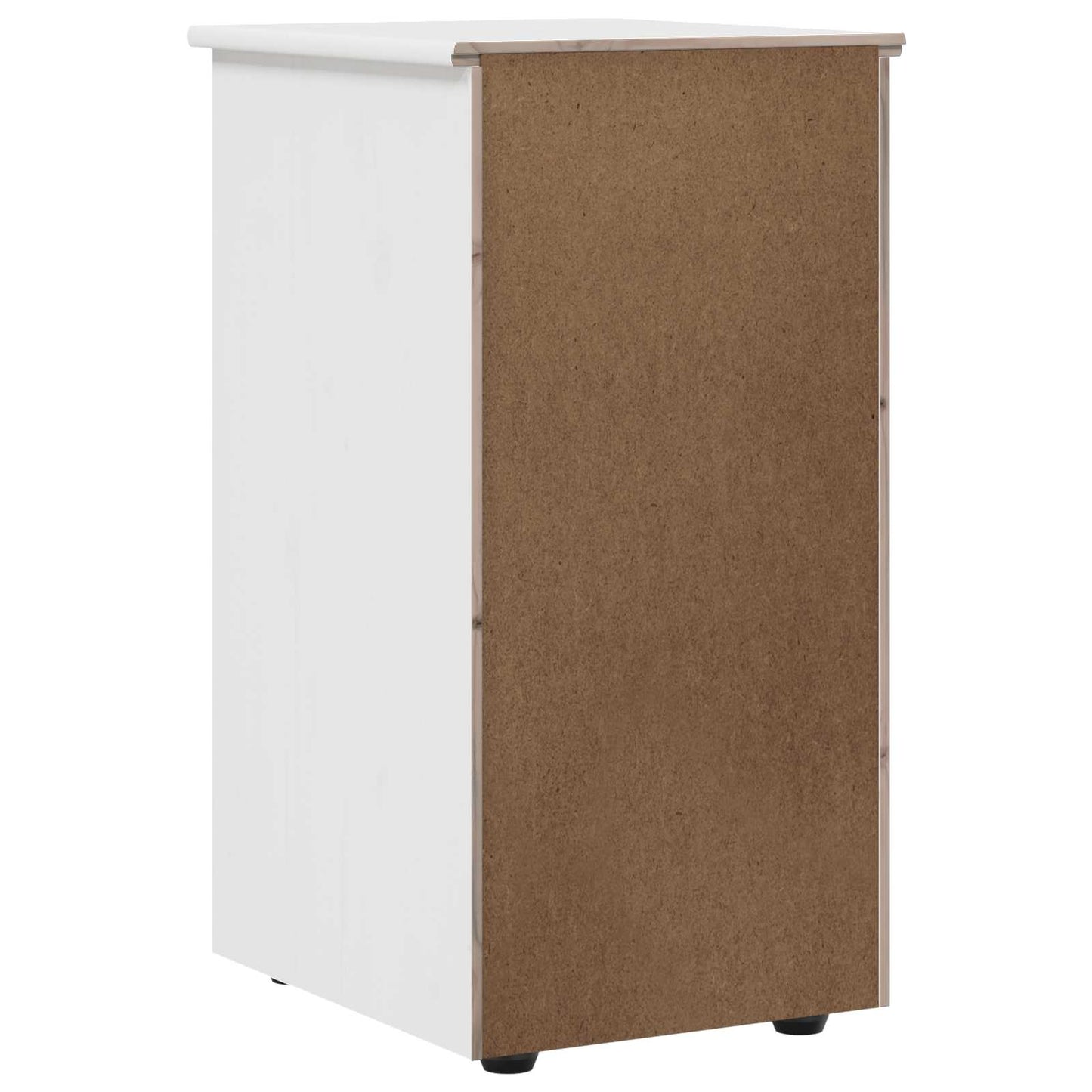 vidaXL Cabinet White 34 x 39 x 61.5 cm Solid Pine Wood
